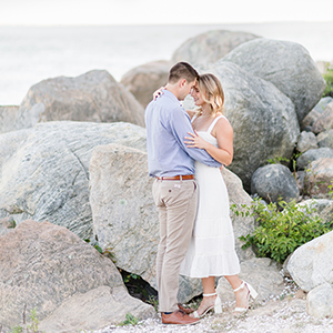 Engagement at Hammonassett Beach:
Lauren and Bailey are getting married!
